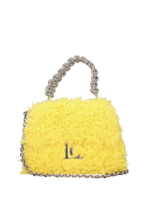 Borsa in tessuto LA CARRIE | NIGHT ED.MINI HANDBAGGIALLO